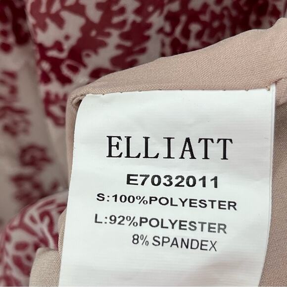 Revolve Elliatt Iridescent Sheath V-Neck Puff Sleeve Cocktail Dress Size Small - Picture 10 of 16